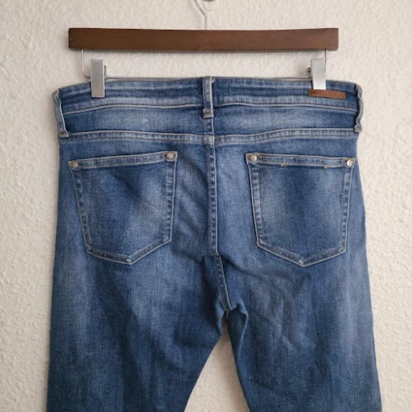 Anthropologie x Pilcro Parallel Patchwork Straight Leg Jeans Women's Size 31 - Picture 5 of 8